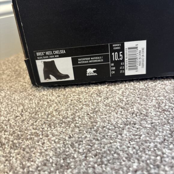 NEW Sorel Womens Brex Heel Lug Sole Chelsea Boots, Size 10.5 - Picture 9 of 9